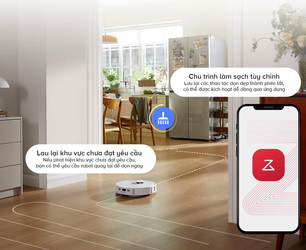 Robot hút bụi lau nhà Roborock
