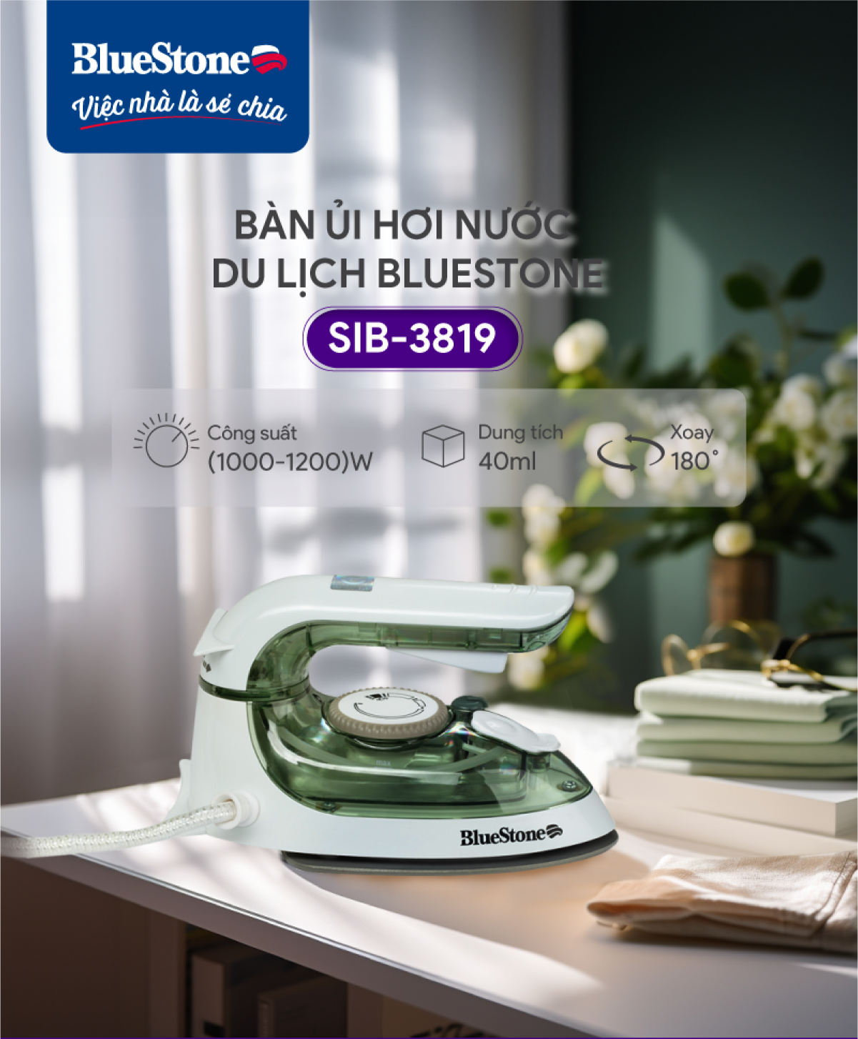 Bàn ủi hơi nước  