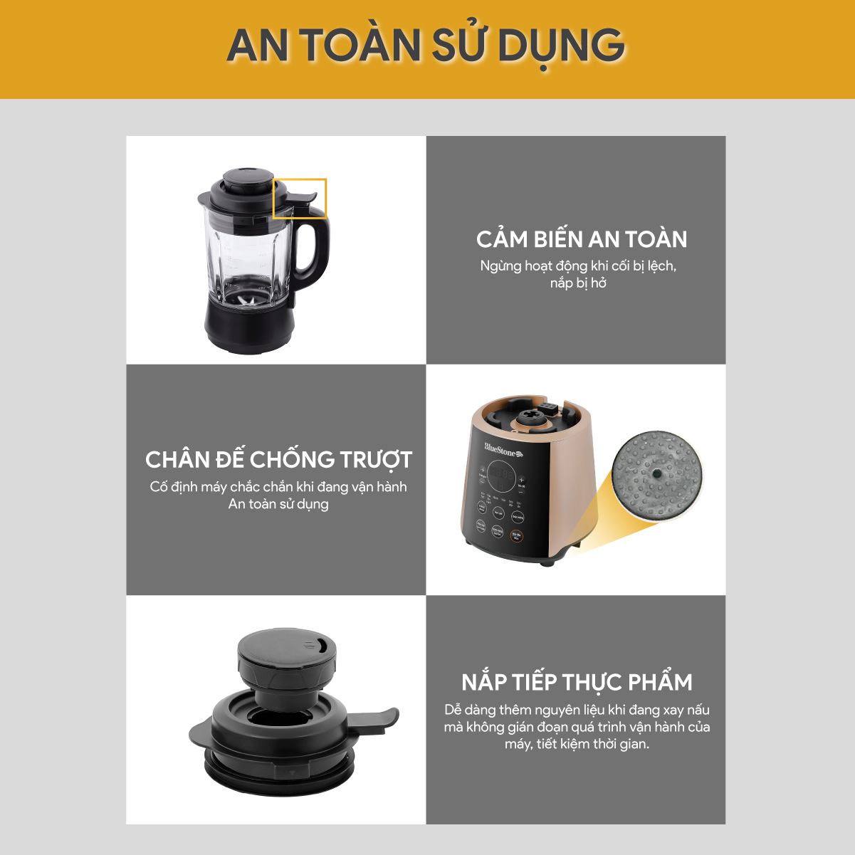Máy làm sữa hạt BlueStone