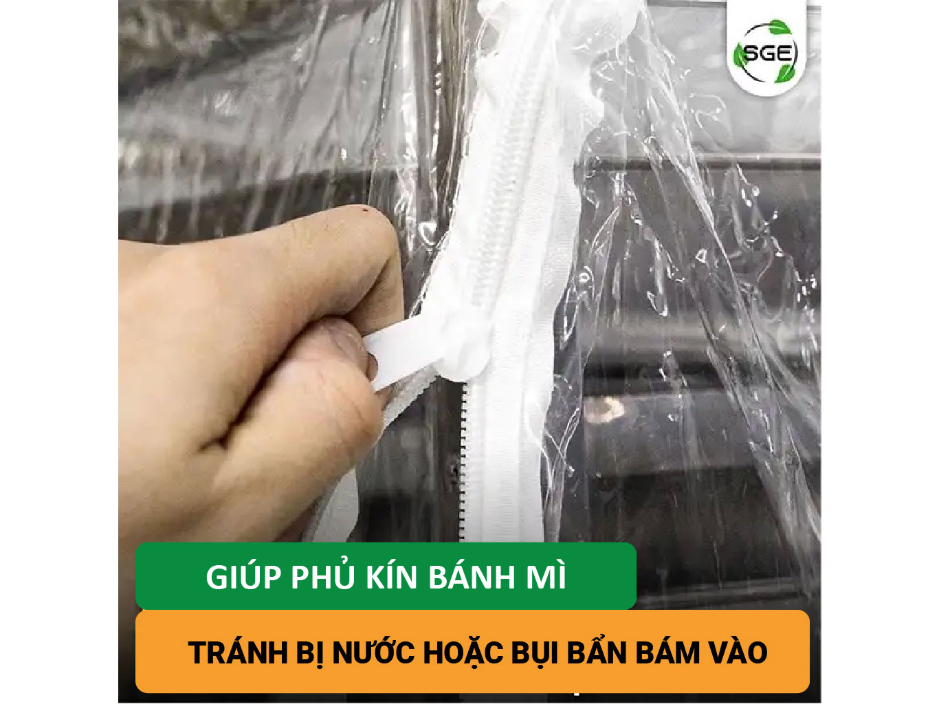 Tấm phủ nhựa xe hong bánh  