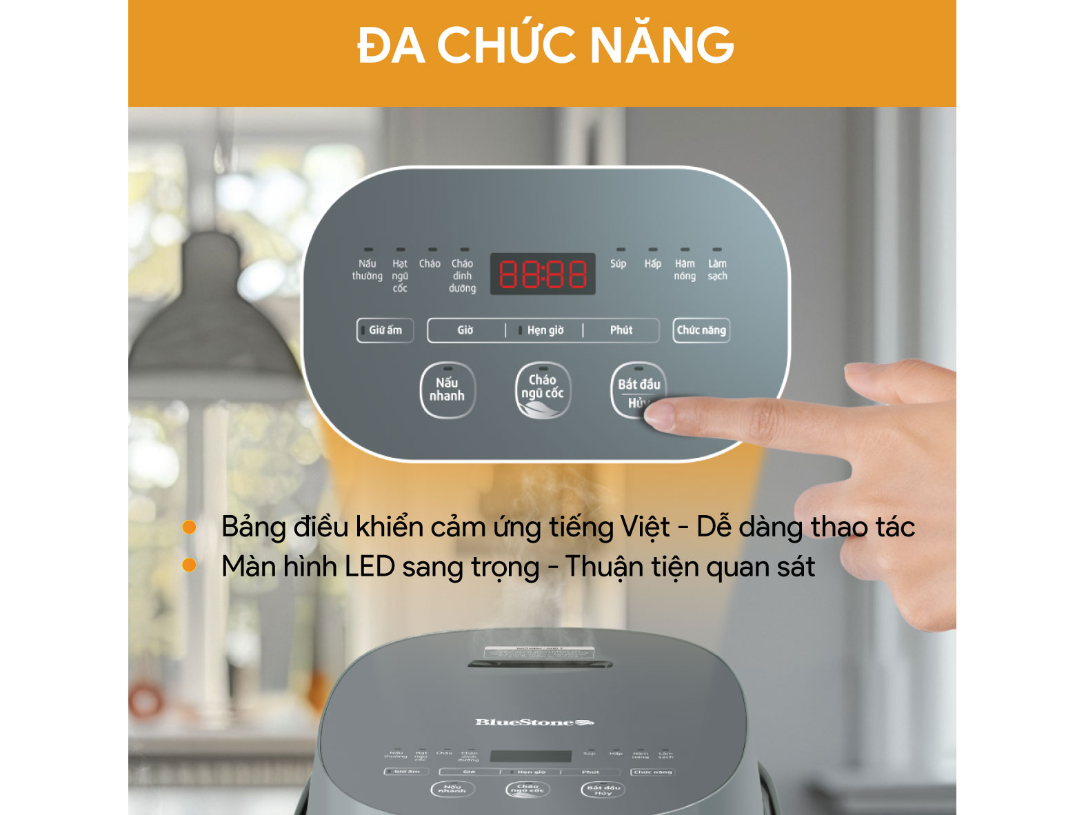 Nồi cơm điện tử BlueStone