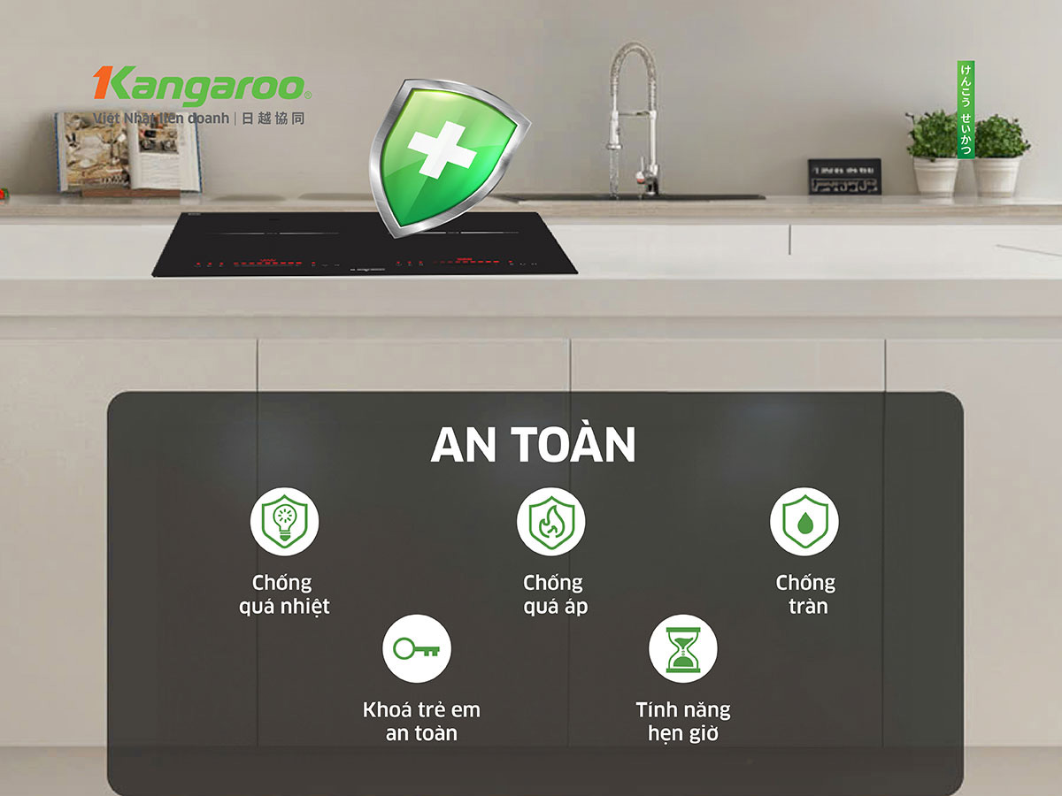Bếp từ đôi lắp âm Kangaroo