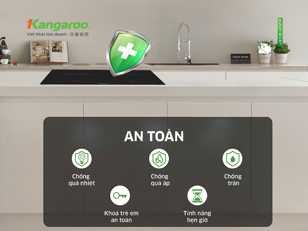 Bếp từ hồng ngoại Kangaroo  