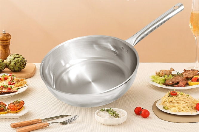 Chảo Inox liền khối Sunhouse Healthy IN20M7E