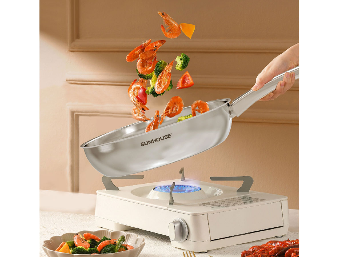 Chảo inox liền đáy
