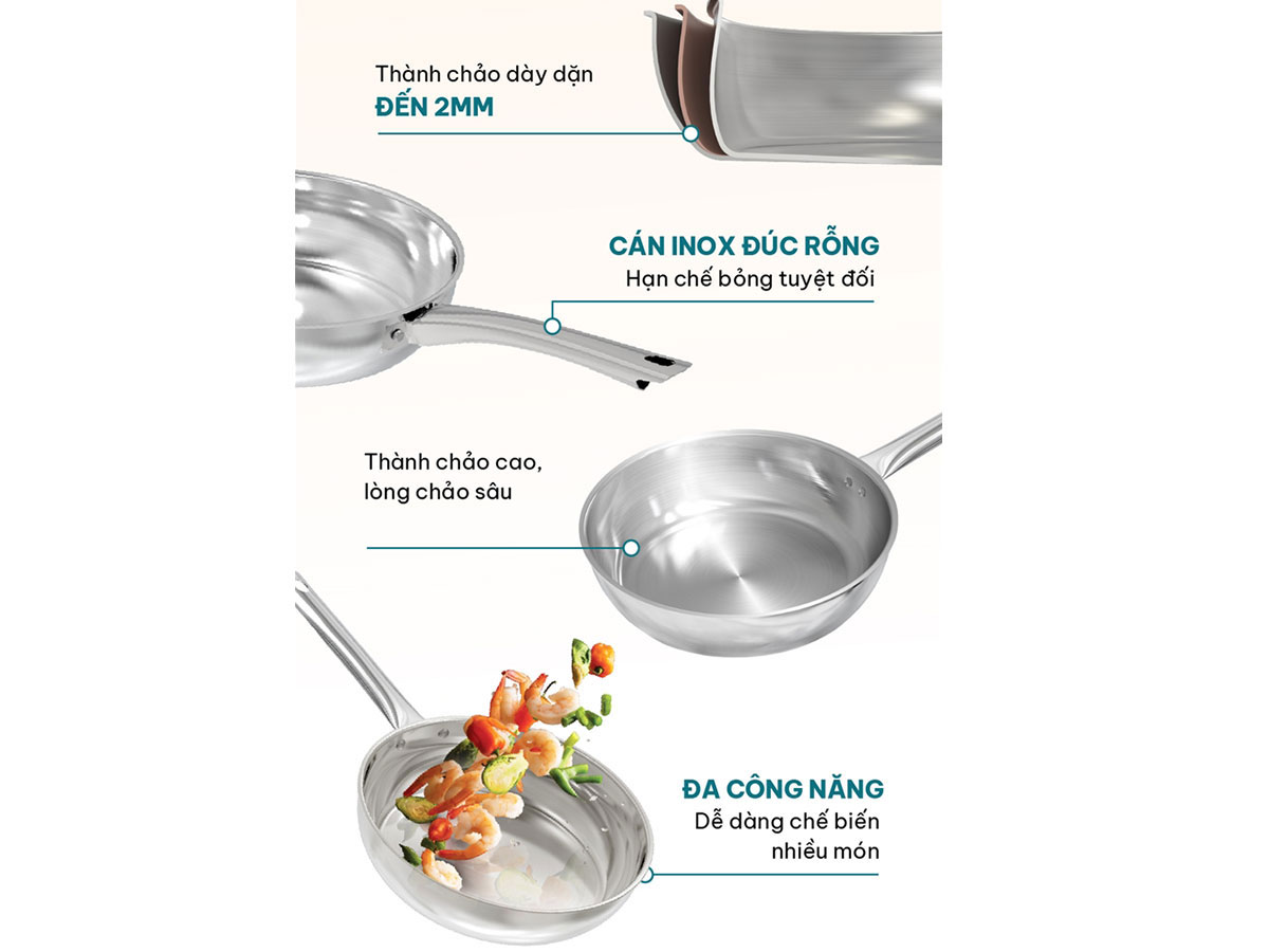 Chảo inox  