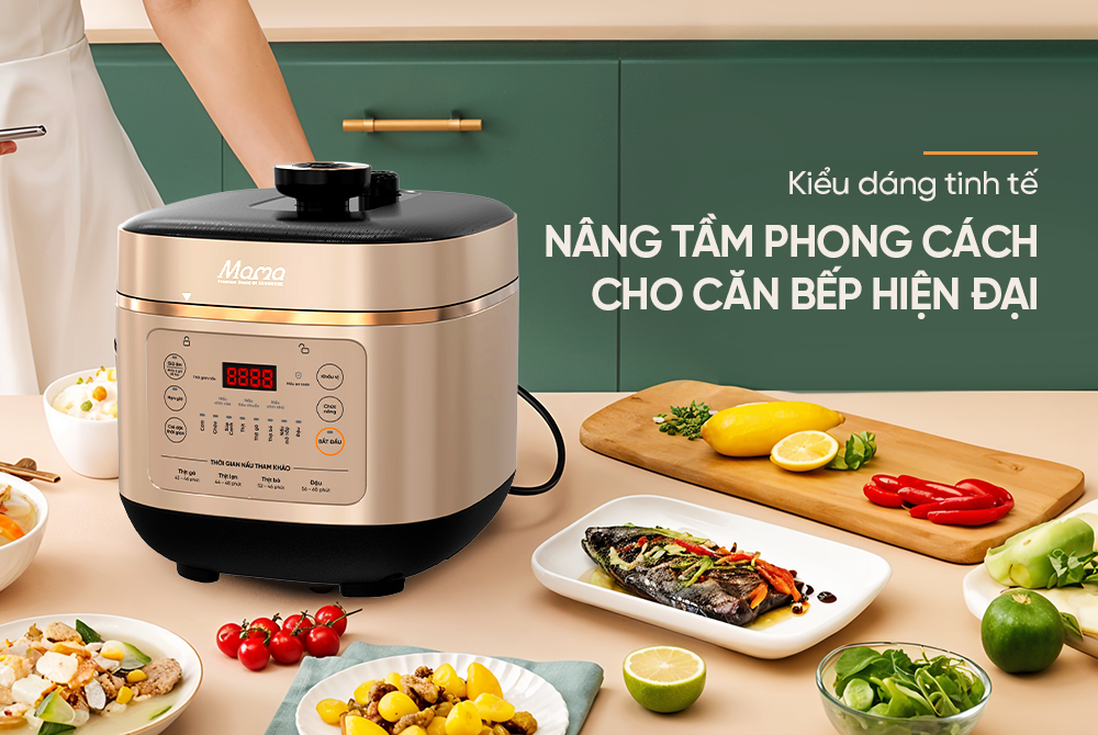 Nồi áp suất điện tử đa năng Sunhouse Mama SHD1670
