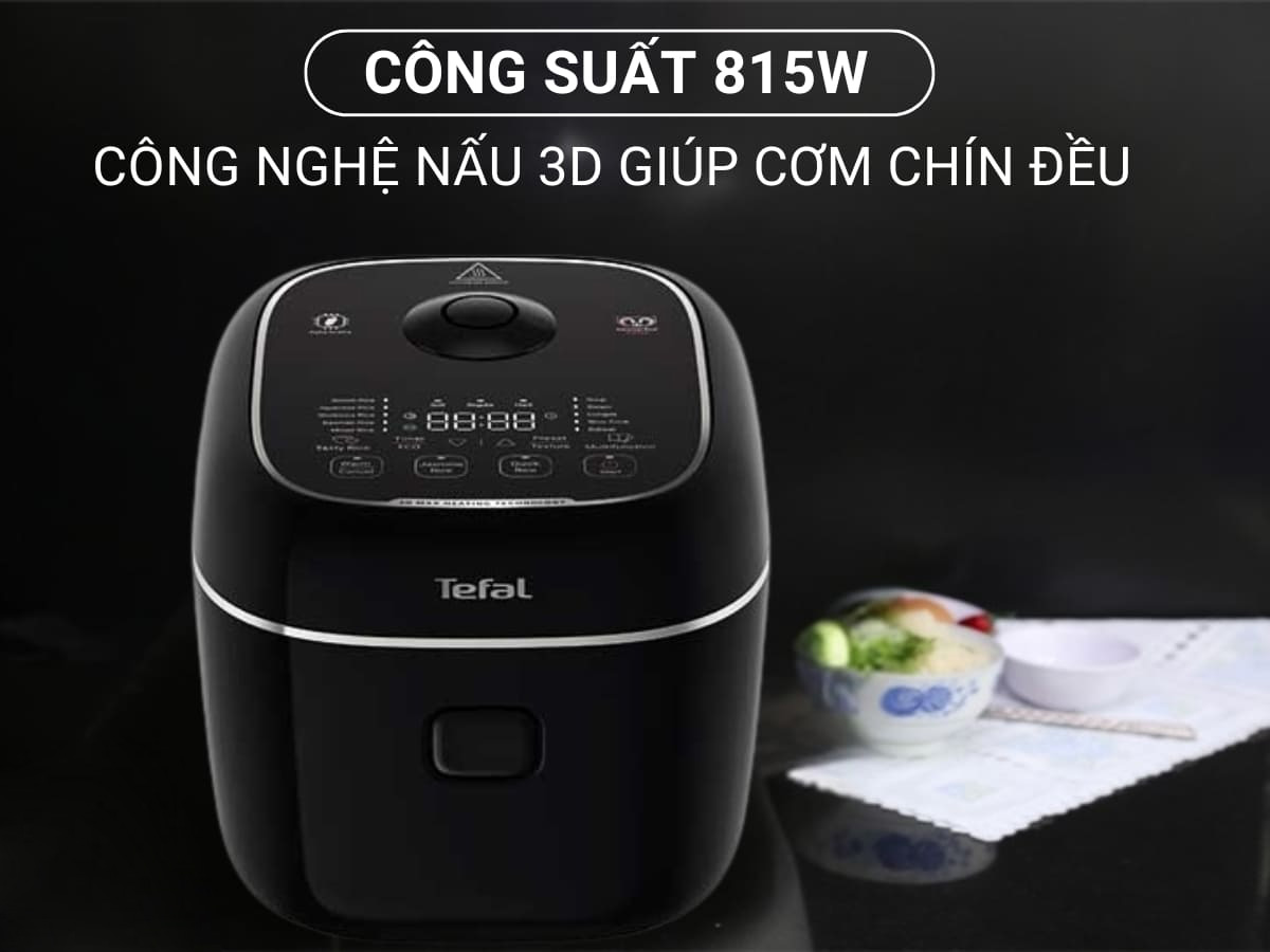Nồi cơm điện tử Tefal Delirice Max RK7778Y0