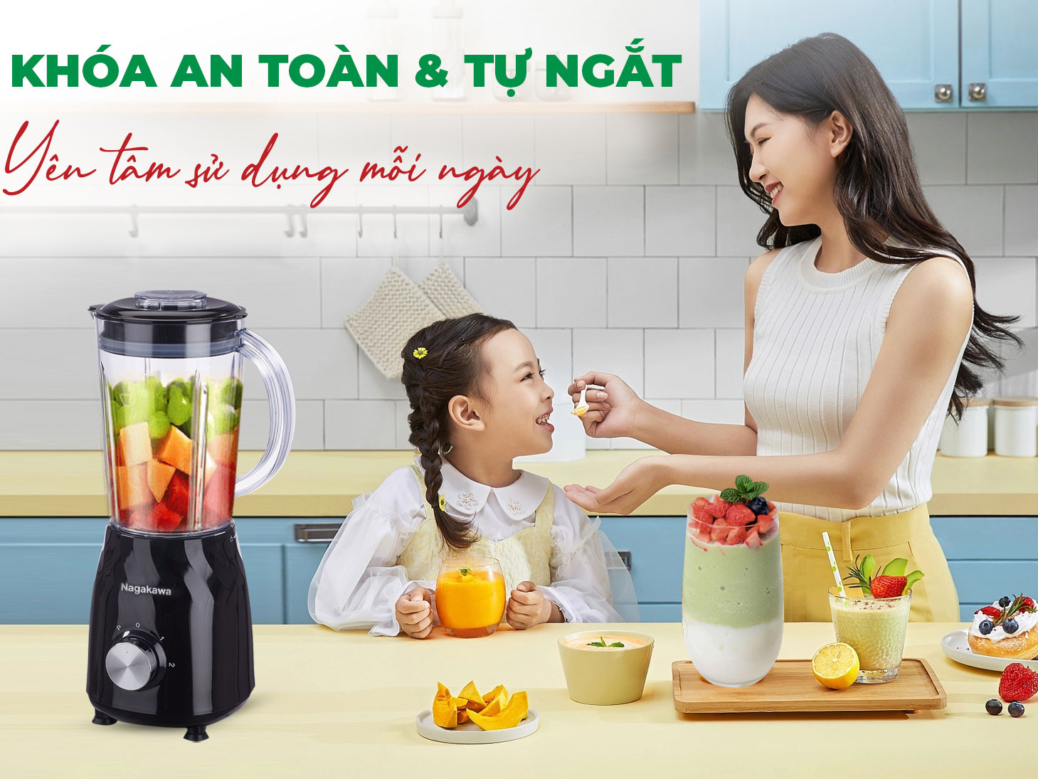 Máy xay sinh tố Nagakawa 