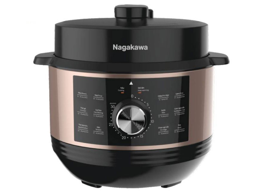 Nồi áp suất điện Nagakawa NEP5266 - 5 lít
