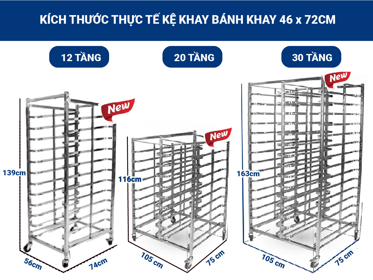 Kệ khay bánh BR  