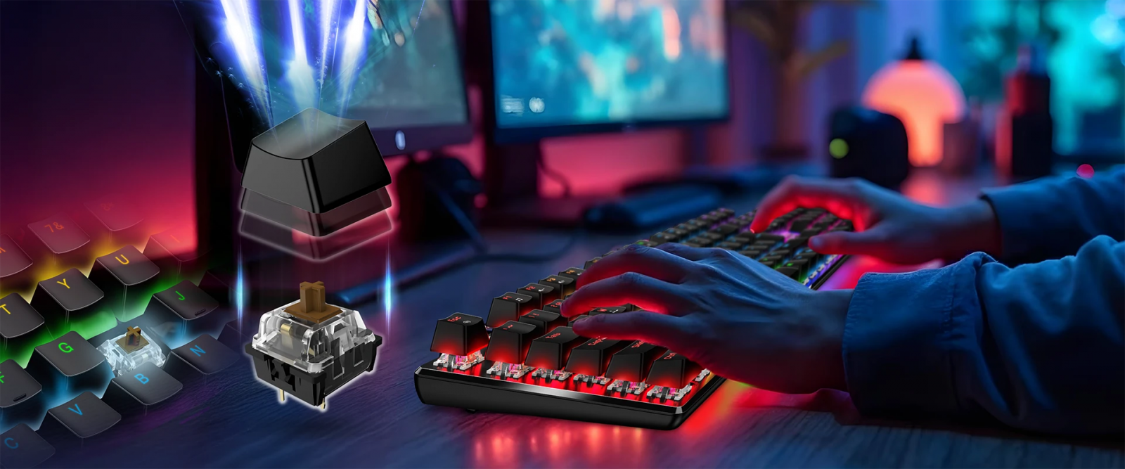 Bàn phím cơ có dây Genius Scorpion K12