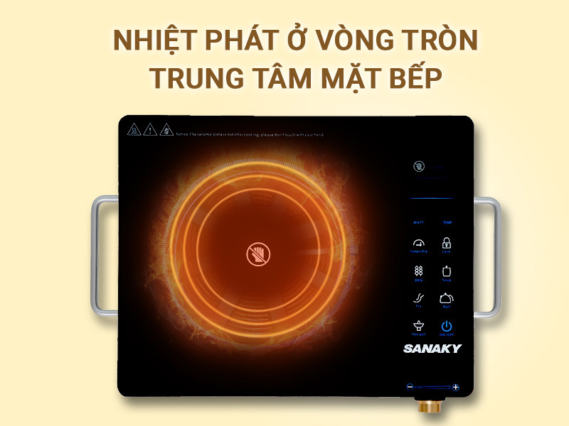 Bếp hồng ngoại Sanaky