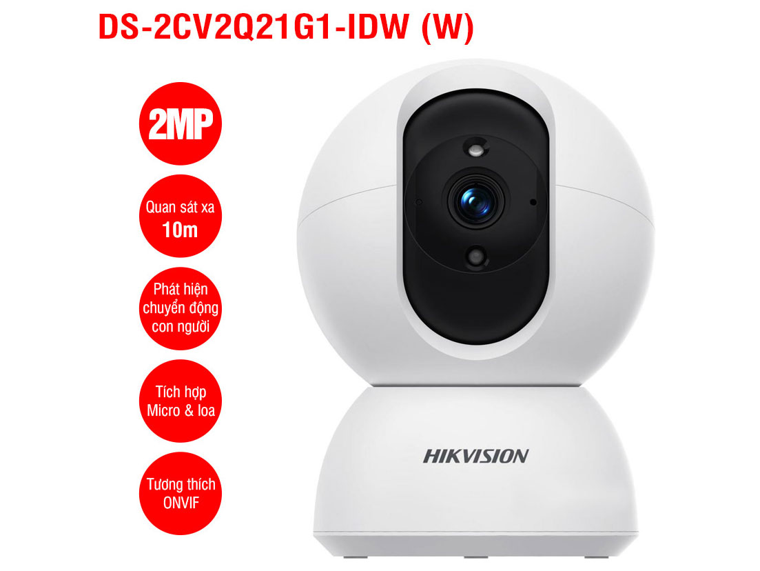 Camera Wifi 2MP HIKVISION DS-2CV2Q21G1-IDW (W)