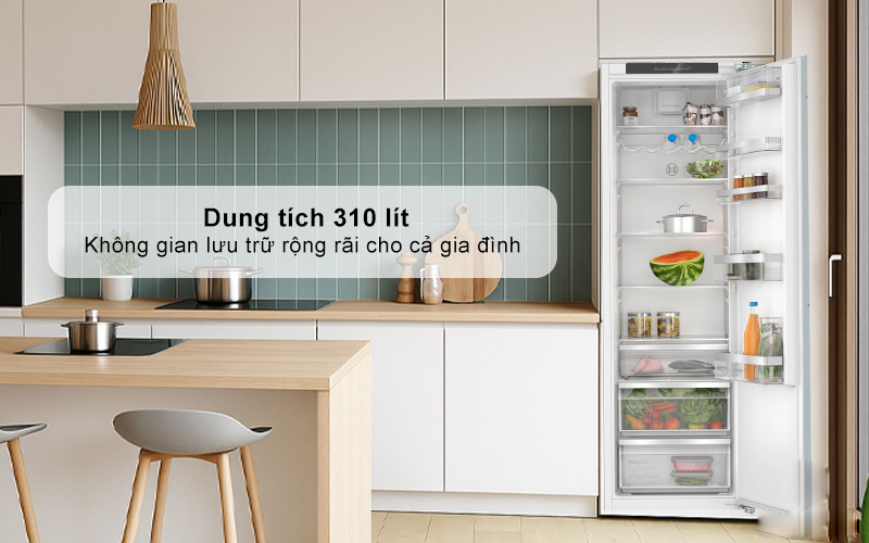 Tủ mát âm tủ toàn phần Bosch KIR81ADD0 310 lít