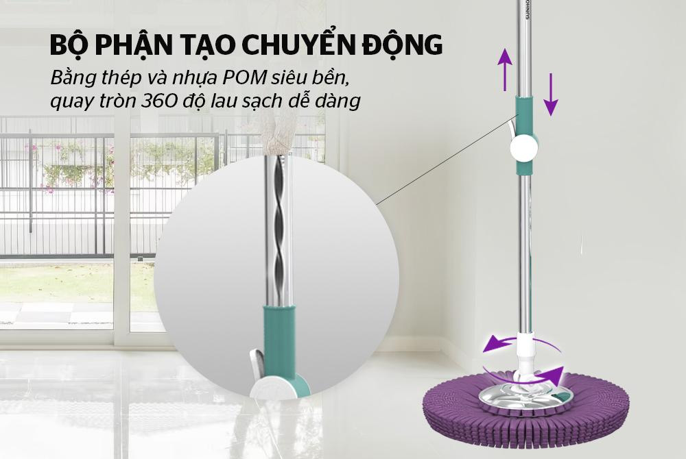 Bộ lau nhà xoay Sunhouse