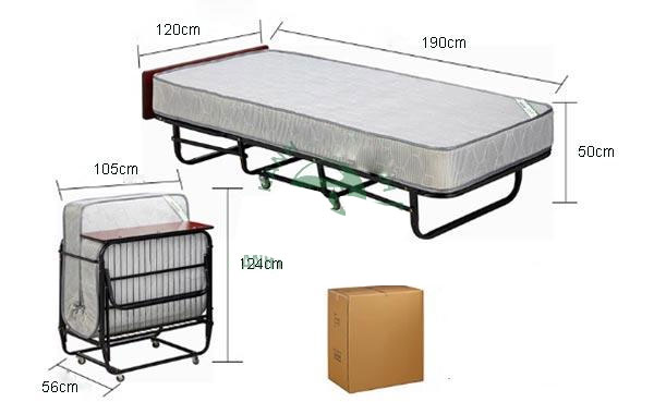 Giường phụ khách sạn đệm lò xo 20cm
