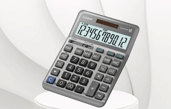 Các kí hiệu trên máy tính bỏ túi Casio DM-1200FM 