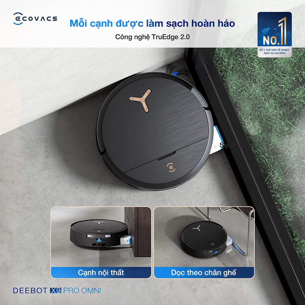Robot hút bụi lau nhà Ecovacs  