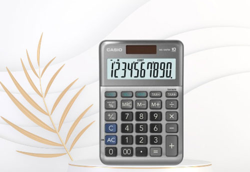 Casio MS-100FM sử dụng nguồn năng lượng kép