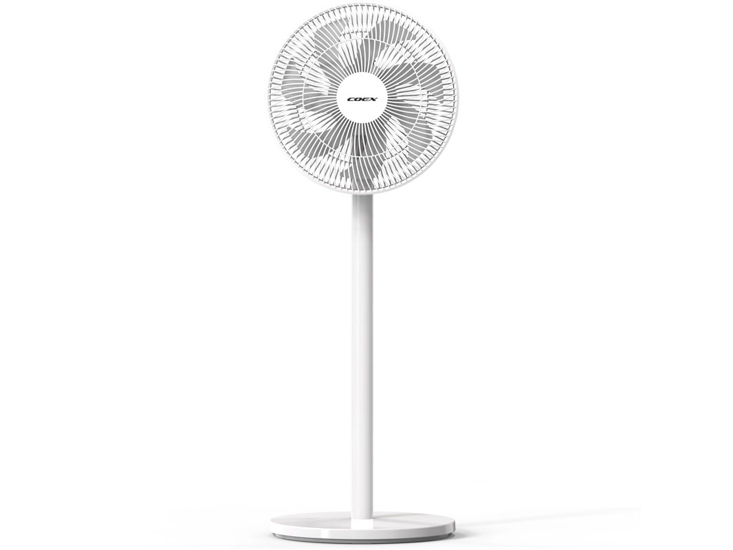 Quạt cây 7 cánh Coex CF-7124 màu trắng