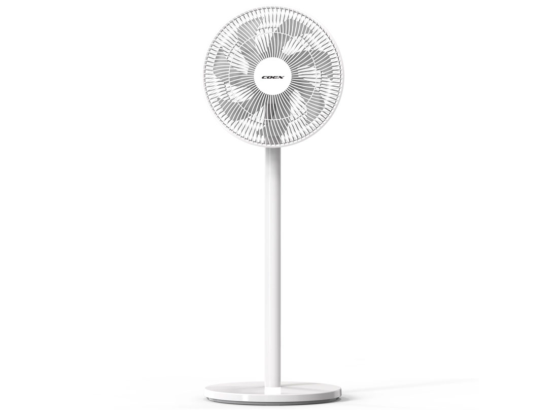 Quạt cây 7 cánh Coex CF-7125A - Màu trắng (Điều khiển từ xa)