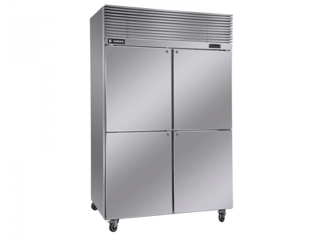 Tủ mát 4 cánh inox Sanden SRC-1232