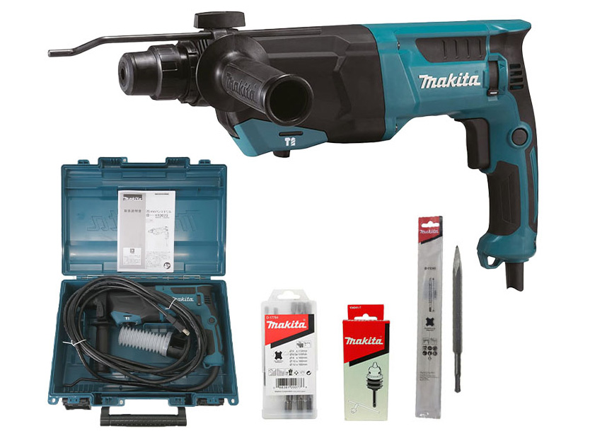 Máy khoan búa 3 chức năng Makita HR2670X5 800W