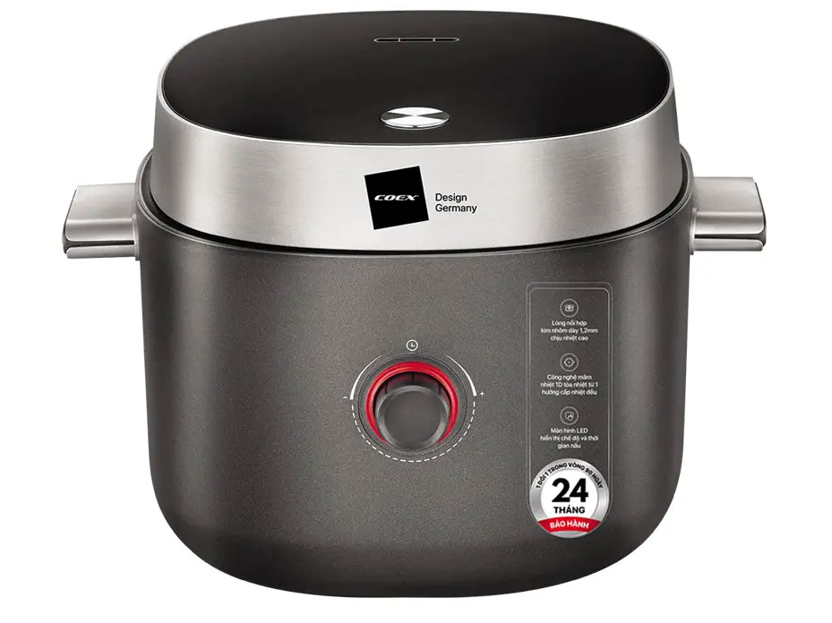 Nồi cơm điện tử đa năng 0.8 lít Coex CR-3468A