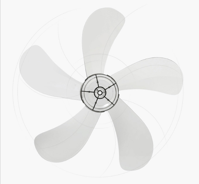 Quạt cây thông minh 5 cánh Roler RF-7125A màu xám