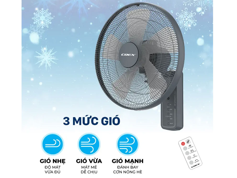 Quạt treo tường Coex CW-7213A