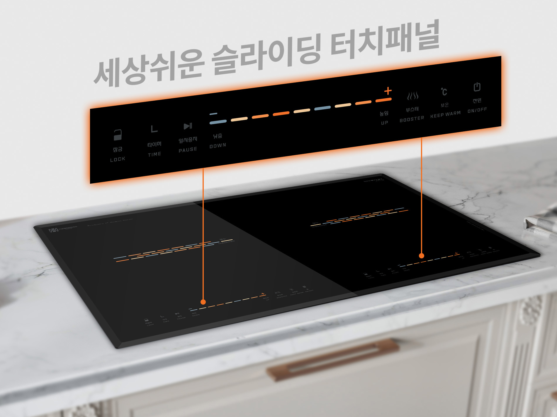 Bếp từ đôi Hawonkoo CEH-205-II