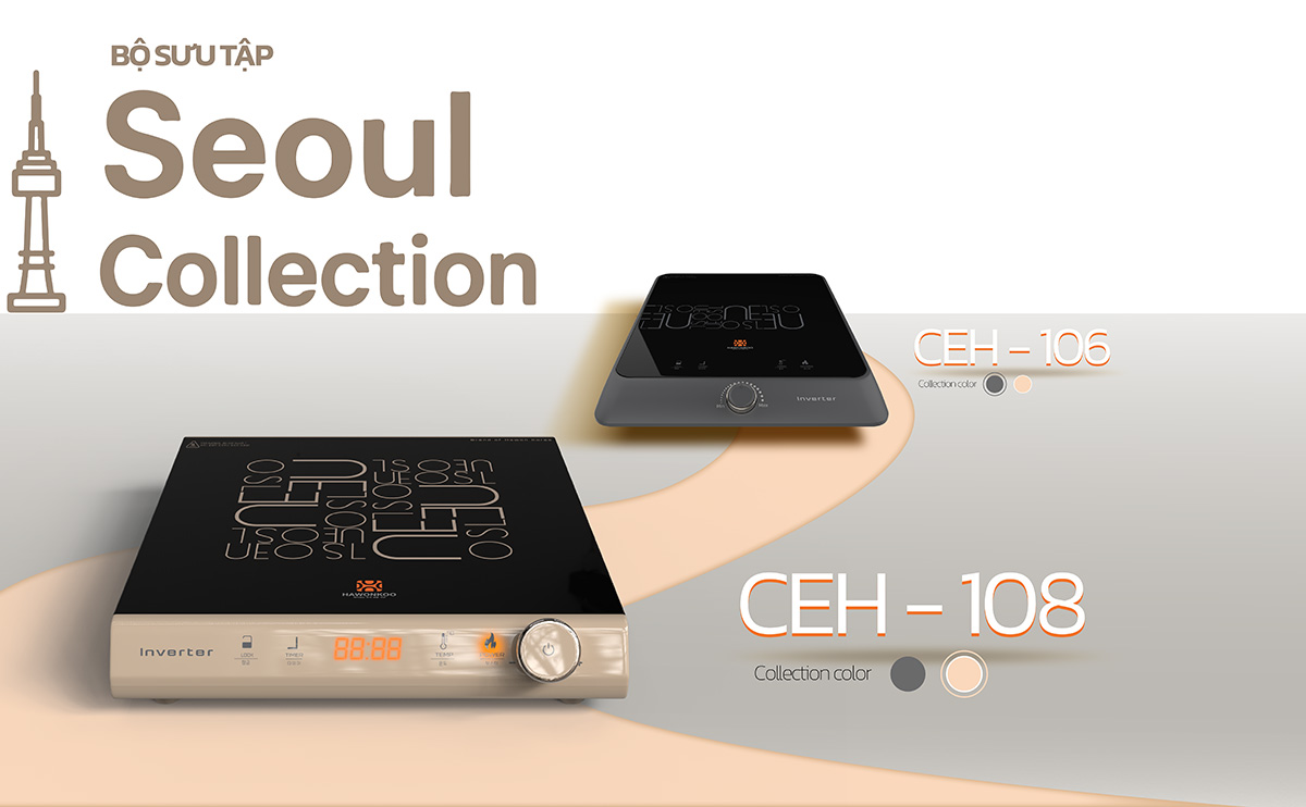Bếp từ đơn Hawonkoo SEOUL-CEH-108