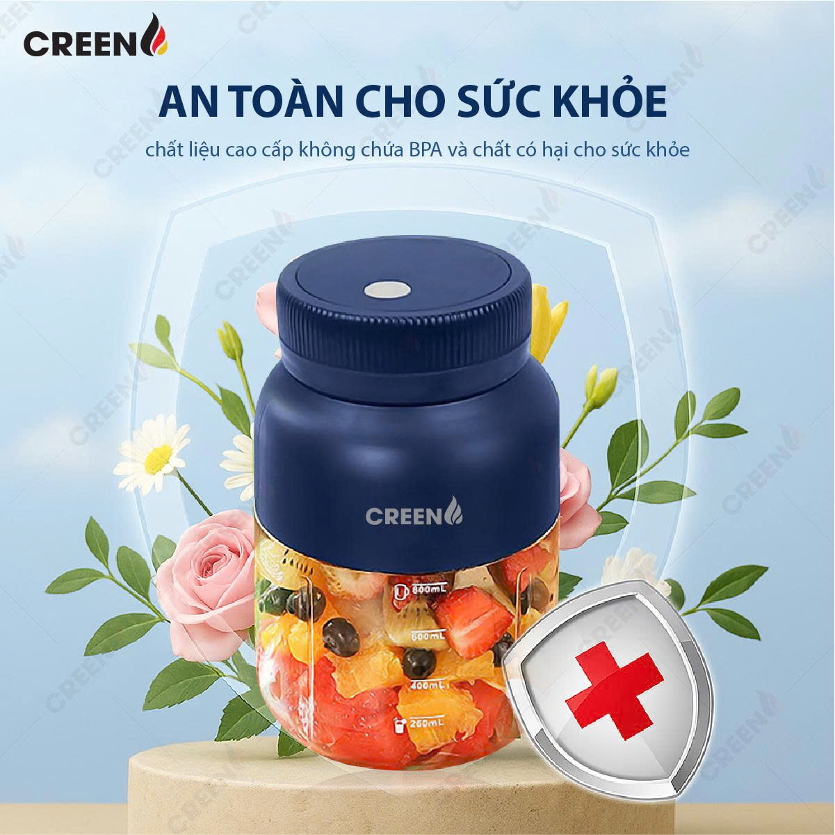 Máy xay sinh tố cầm tay Creen