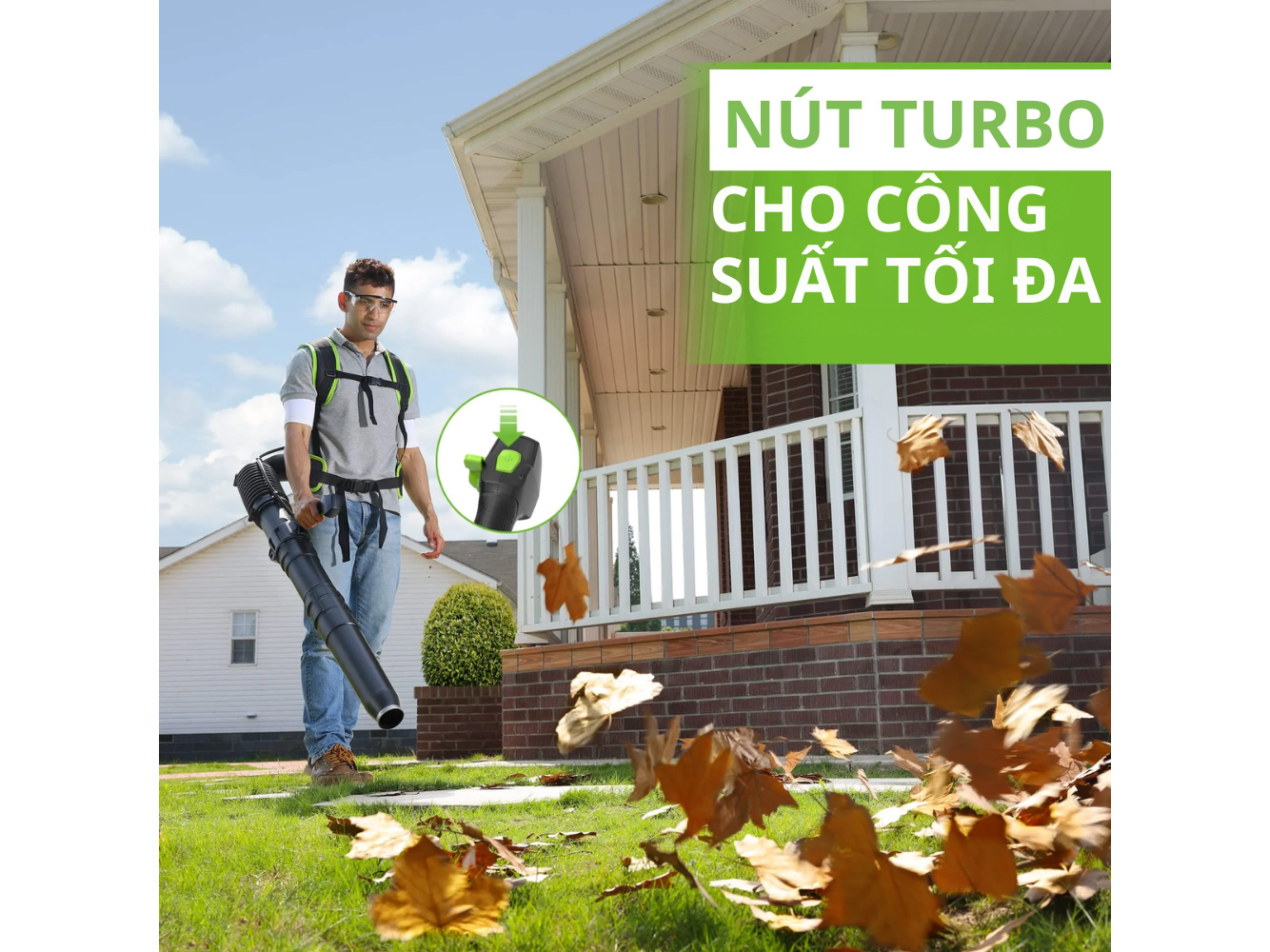 Máy thổi lá  