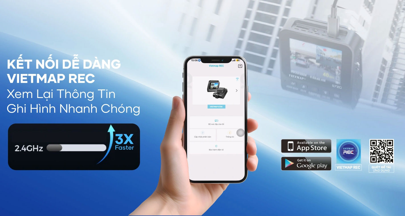 Camera hành trình trước và sau