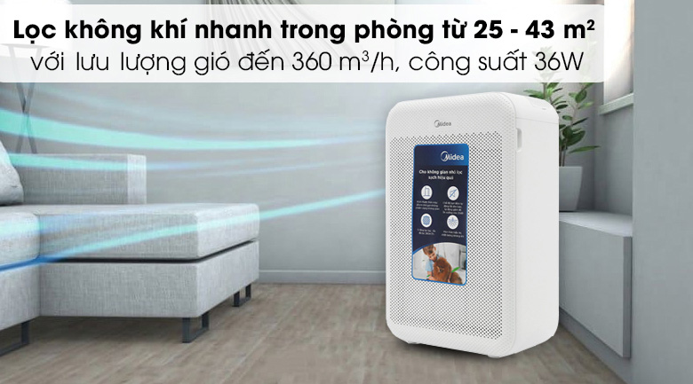 Máy lọc Midea MAP-350GS1