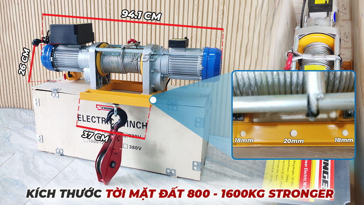 Máy tời Stronger