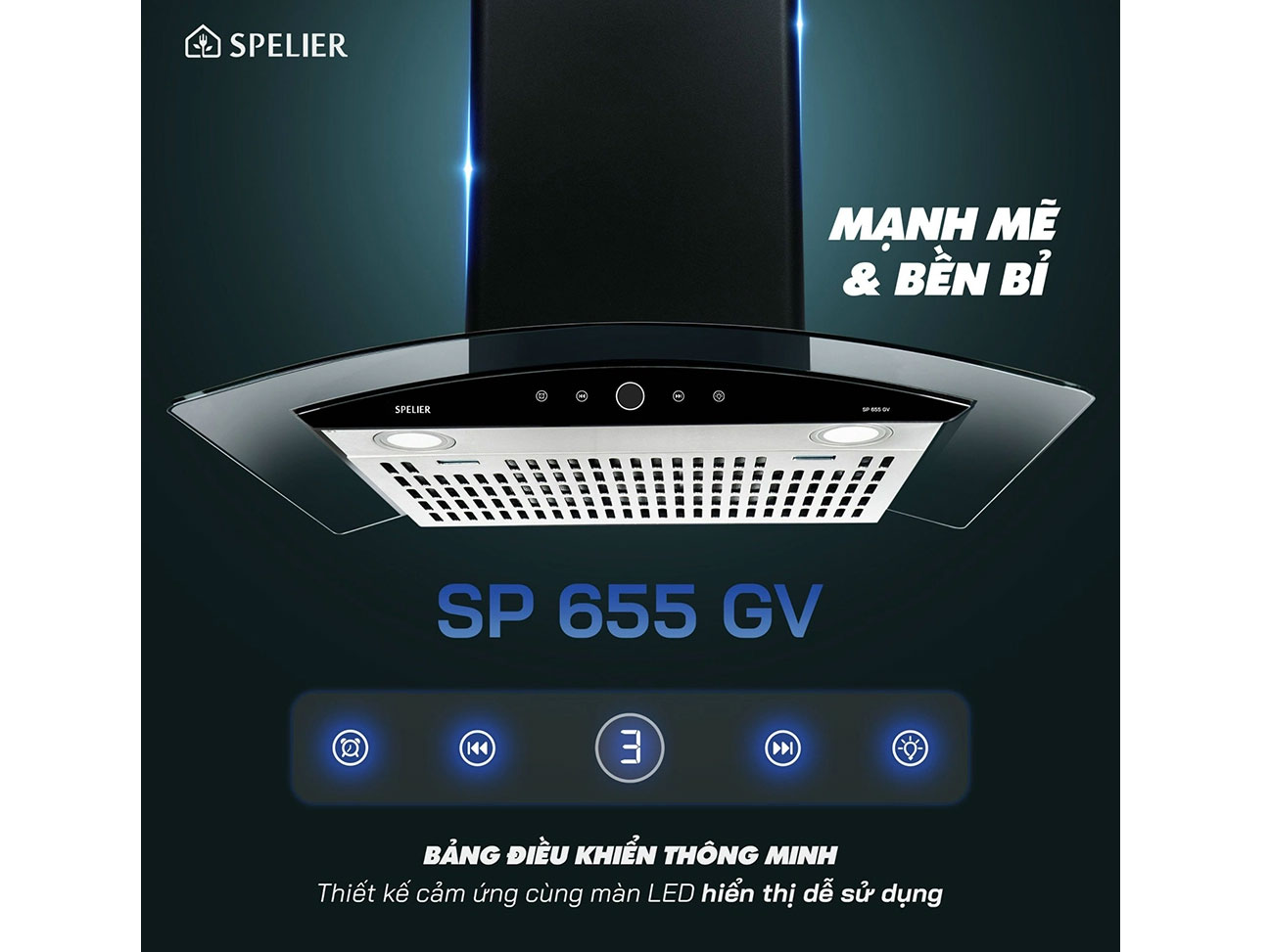 Máy hút mùi Spelier SP-655GV