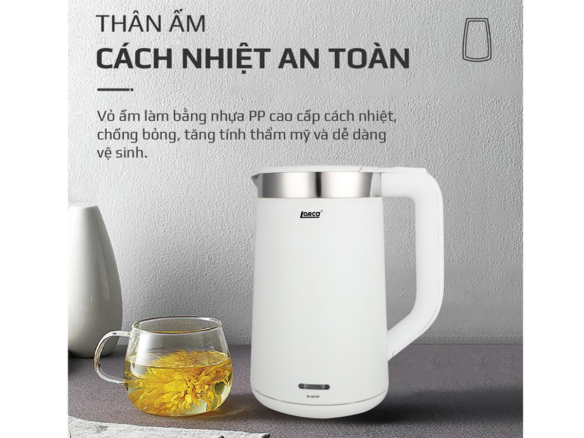 Ấm siêu tốc Lorca TA-3015P
