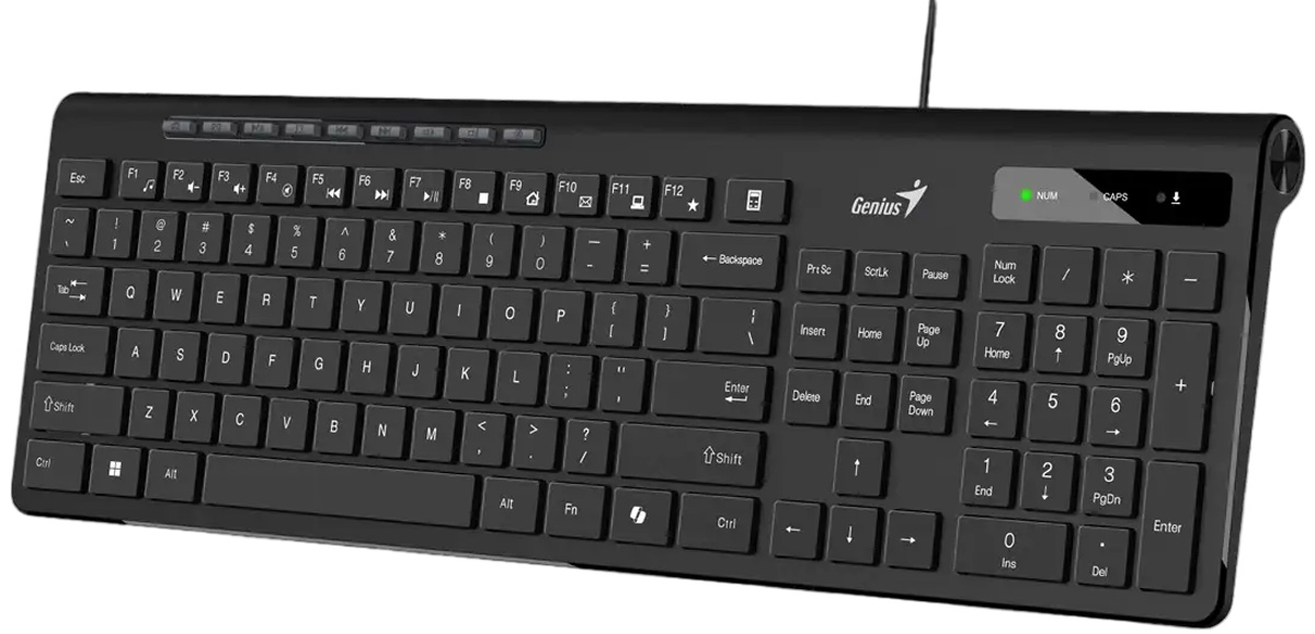Hình ảnh bàn phím có dây thông minh Genius Slimstar 230