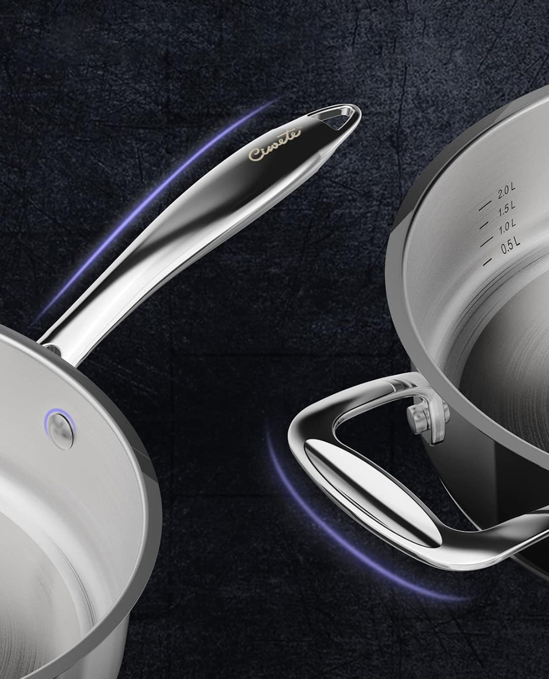 Bộ nồi inox Ciwete SS0101-10PC