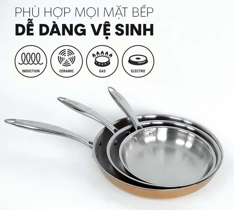 Chảo inox Ciwete SS0304