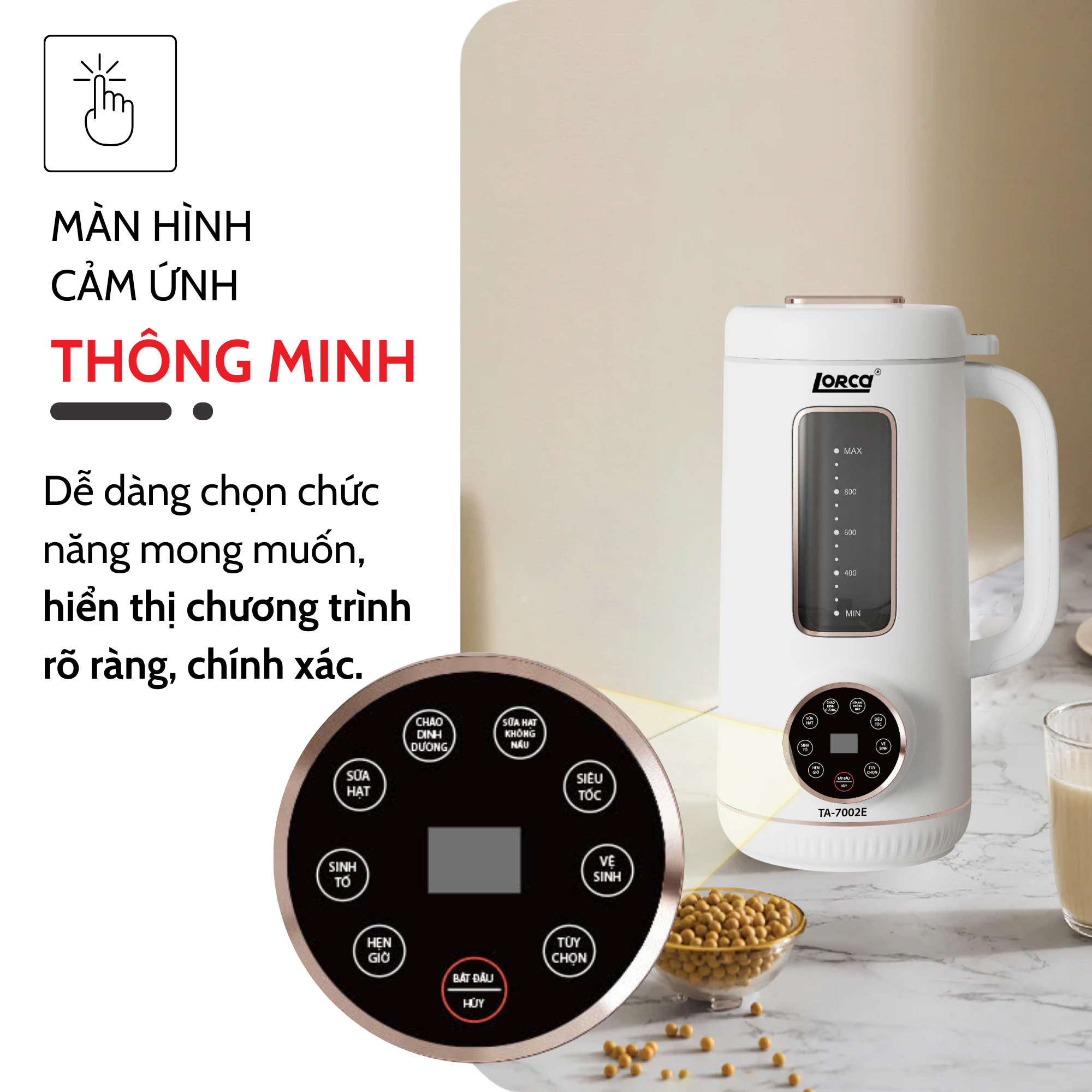 Máy xay sữa Lorca TA-7002E