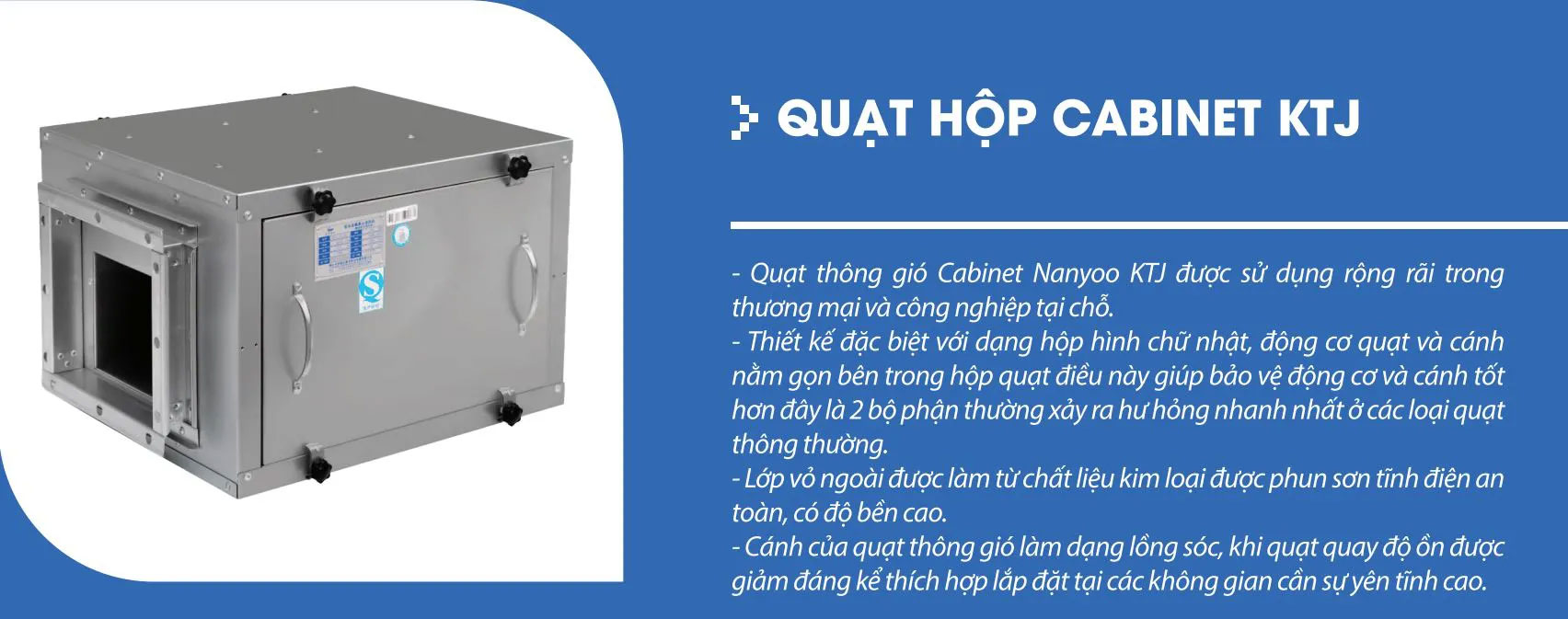 Quạt hộp Cabinet Nanyoo KTJ-40-150