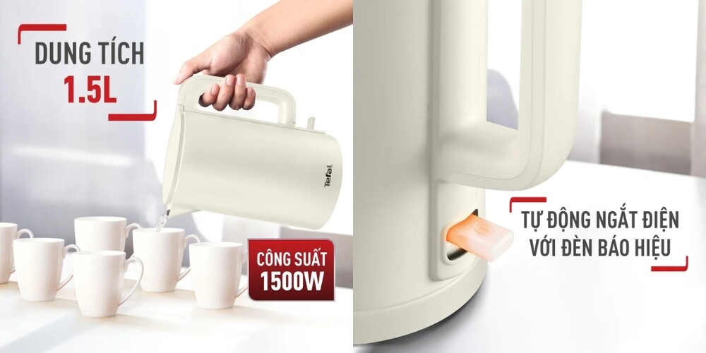 Bình đun siêu tốc Tefal 