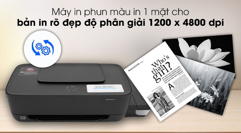 Máy in phun màu HP Ink Tank 115