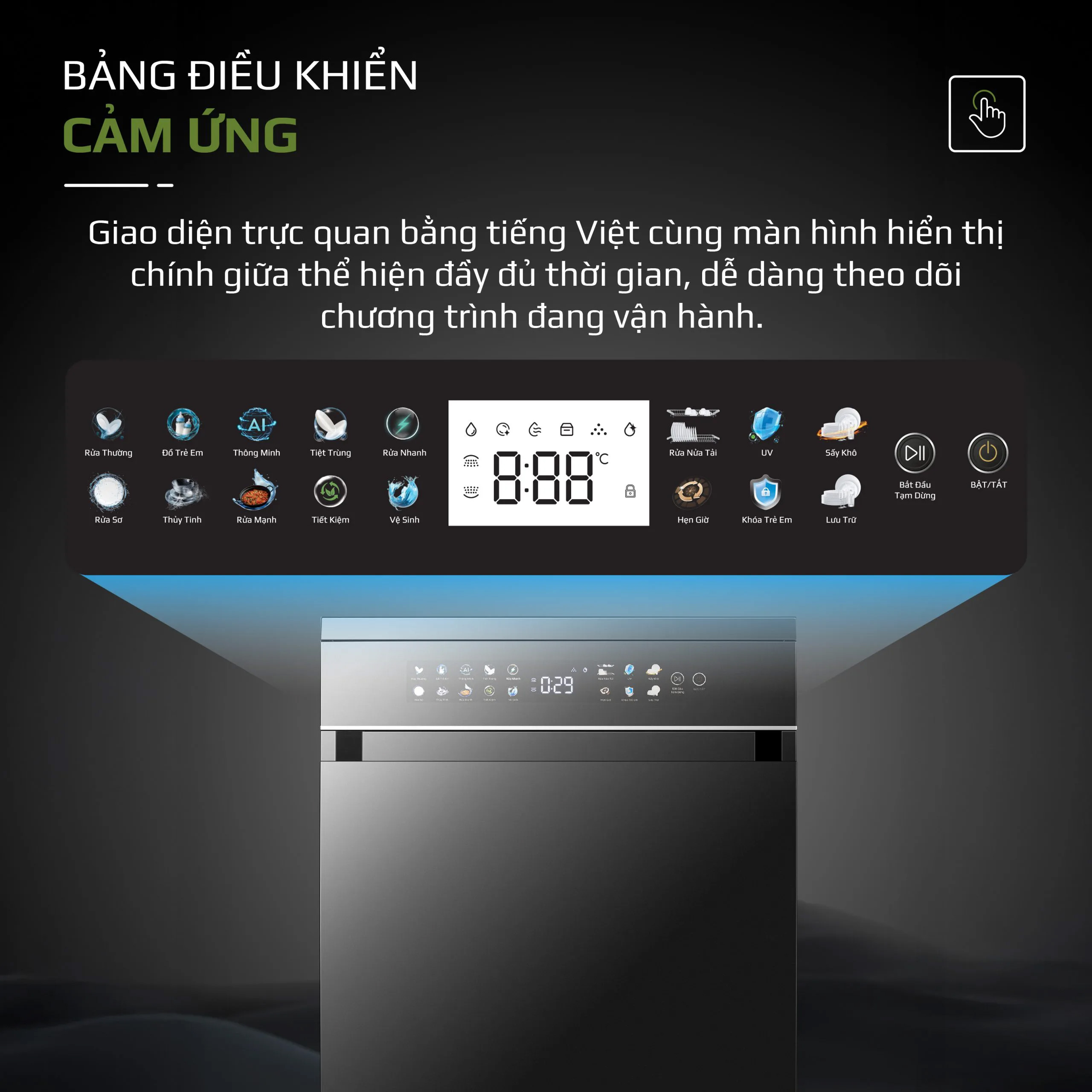 Máy rửa bát Olivo DW18