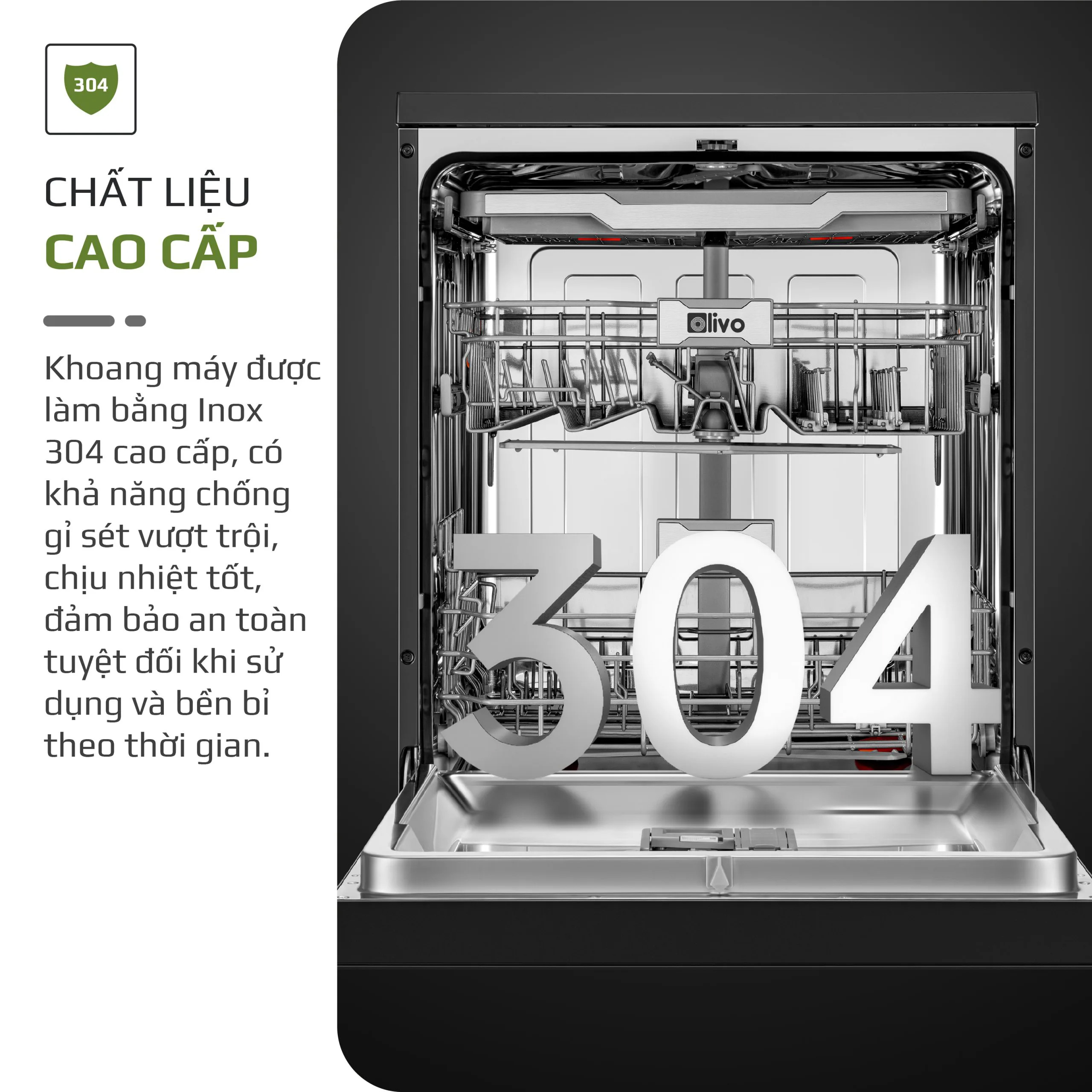 Máy rửa chén bát Olivo