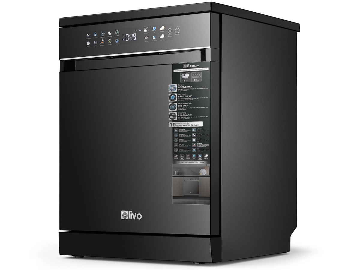 Máy rửa bát Olivo DW18